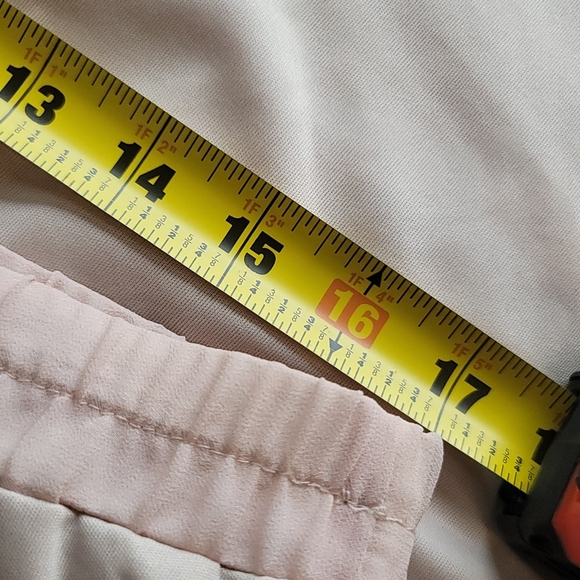 ADIVA PEACH PLEATED MIDI  CHIFFON SKIRT XL - Picture 6 of 7